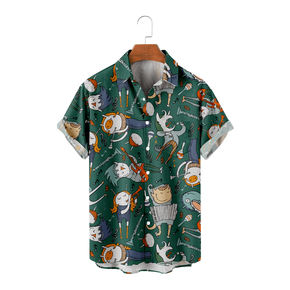 Men s Funny Hawaiian Short Sleeve 3D Printing Shirts Kawaii Shirts For men-s-funny-hawaiian-short-sleeve-3d-printing-shirts-kawaii-shirts-for
