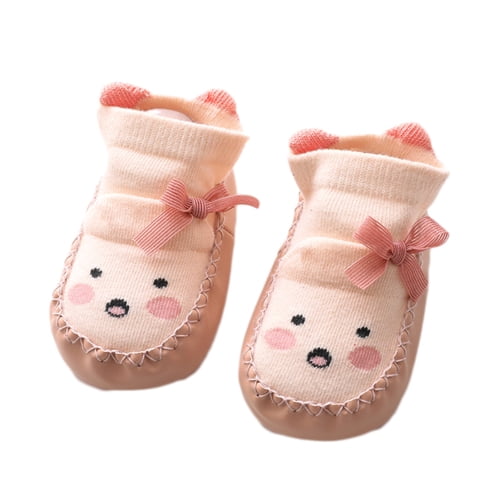 Infant Care Baby Shoes Flats Soft Slippers Toddler Indoor Sock Kids Booties 