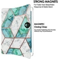 thumbnail image 6 of iPad Air 11 Air 6th 2024 Air 5th 2022 Air 4th 2020 Gen A2588 A2316 A2591 MYFQ2LL/A MYFP2LL/A MYFQ2LL/A Printed Cover with Clear Transparent Back Shell - Marble Green, 6 of 6