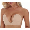 thumbnail image 4 of Invisible Bra Backless Strapless Bra Reusable Sticky Boobs Deep Plunge Silicone Push Up Adhesive Bras For Women, 4 of 4