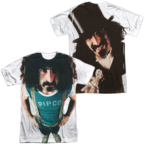 Frank Zappa Lumpy Gravy (Front/Back Print) Sublimated Crew T-Shirt White