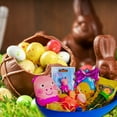 thumbnail image 3 of Happy Easter Basket Pre-Filled Surprise Jumbo Egg w/ Peppa Pig Plush Balloon Eggs Peeps Candies & Reusable Plastic Egg-Shaped Container Spring Party Favors (Contents Vary), 3 of 7