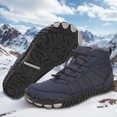 thumbnail image 4 of Botines Casuales Invierno Botas Nieve Descalzas Con Forro Piel Ligero para Hombres Y Mujeres, 4 of 9