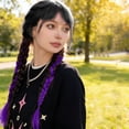 thumbnail image 4 of Ygdeyg Colorful Straight Long Clip-In Hair Extensions, Party Highlights Hairpiece For Kids & Girls, For Festivals, Parties & Hairstyle Decoration, 4 of 4