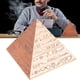 thumbnail image 4 of Cenicero de metal con tapa, adorno retro de oficina, regalo para fumadores, forma de pirámides egipcias (cobrizo)., 4 of 8