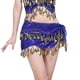 thumbnail image 4 of Bufanda de Danza del Vientre Zulema Azul Real, 4 of 6