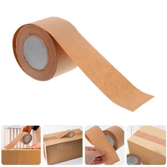 SOPOTUTU Light Brown Kraft Tape, Heavy Duty, Practical for Box Sealing and DIY