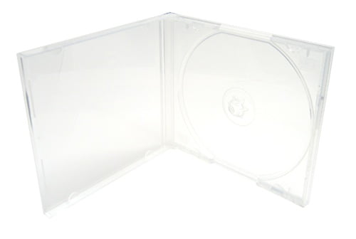 Made in USA 50 Standard 10.4mm Single Game CD Jewel Cases w Clear Tray KC04PK 