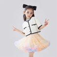 thumbnail image 5 of EnJoCho Tutu Skirt For Girls Toddler Thick And Fluff𝗒 Girls' Skirt Ruffle Ruffled Girls' Gr𝖺dient Skirt Daily School Festival Wear Birthday Outfits For Girls, 5 of 5