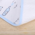 thumbnail image 4 of Alfombrilla impermeable para orina de algodón para bebé, pañal, ropa de cama, fonda cambiante, almohadilla azul embalado m, 4 of 8