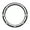 Steel/Clear, variant on Hinged Segment Hoop Rings with 5 Flush Set Front Facing Petite Crystals