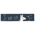 thumbnail image 4 of MKHERT Christmas or Winter Holidays Card Llama Table Runner for Office Kitchen Dining Room Wedding Party 16x72 inch, 4 of 4