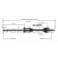 thumbnail image 4 of TrakMotive NI-8205 CV Axle Shaft Fits select: 2003-2007 NISSAN MURANO, 4 of 4