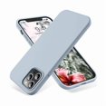 thumbnail image 1 of Chenchen Compatible with iPhone 12 Pro Max Case 6.7 inch(2020),[Silky and Soft Touch Series] Premium Soft Liquid Silicone Rubber Full-Body Protective Bumper Case (Nattier Blue), 1 of 1