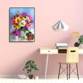 thumbnail image 3 of Kit de pintura por números, lienzo de flores coloridas DIY, cuadro de arte al óleo, decoración del hogar FLhrweasw Nuevo, 3 of 9