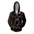 thumbnail image 3 of Sudadera con capucha y estampado de monstruo, sudaderas de tendencia de gran tamaño con cremallera para hombres, sudadera con capucha cómoda y elegante con cremallera, 3 of 4