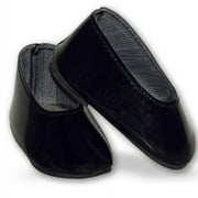 18 inch Doll Accessories: Black Patent Shoes