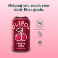 thumbnail image 4 of OLIPOP Prebiotic Soda Cherry Cola, Prebiotic Soft Drink, 12 fl oz Cans, 6-Pack, 4 of 6