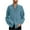 Blue, variant on Hvyesh Men's Long Sleeve Button Down Linen Shirt Big and Tall Casual T Shirt Loose Wrinkle Free Wedding Work Shirts