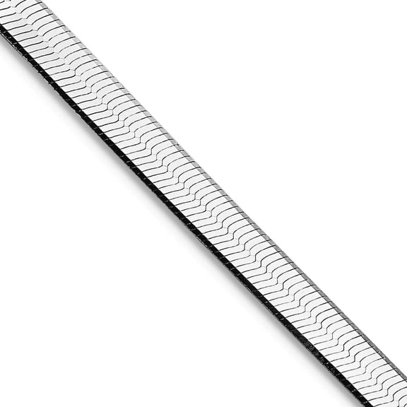 925 Sterling Silver Rhodium Plated 3.5mm Magic Herringbone Chain Necklace 20 Inch Chain Necklace for Women and Men