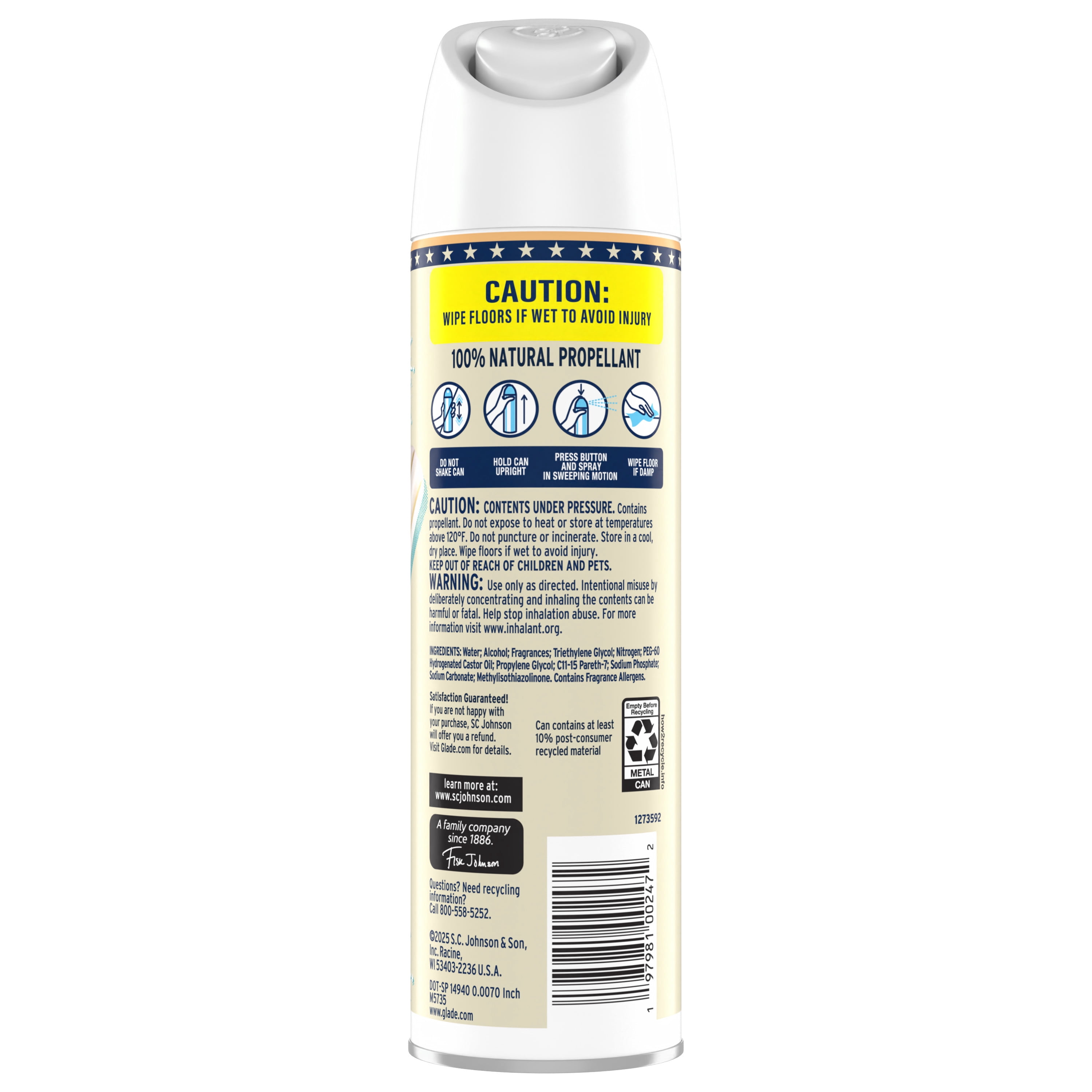 Glade® Soft Mist Air Freshener Room Spray, Summer Pops, 7.3oz., 1 count