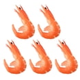 thumbnail image 1 of MasteelfCA 5Pcs Imitation Shrimp Model Shrimp Photography Prop Early Educational Plaything, 1 of 8