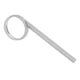 thumbnail image 1 of Anillo de dedo de trompeta, repuesto de accesorio deslizante de válvula de trompeta de metal para jugadores de trompeta que reparan piezas de bricolaje plateadas, 1 of 5