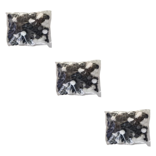 Sidaley Clip de sujeción de 100 uds, remache de pasador de empuje para carrocería de coche, retenedor de Panel embellecedor de puerta de Type2 NO2