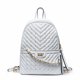 thumbnail image 1 of Victoria's Secret VS v Patrón De Cuero Pequeña Mochila Remache Cadena Decoración Mini Mujeres Casual Bolsa De La Escuela, 1 of 4