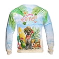 thumbnail image 2 of German Shorthaired Pointer Hello Summer with Sunglasses and Surfboard Tropical Vibes All Over Print 3D Sweatshirt Unisex Merch GSP Lover Dog Gift - 00007, 2 of 6