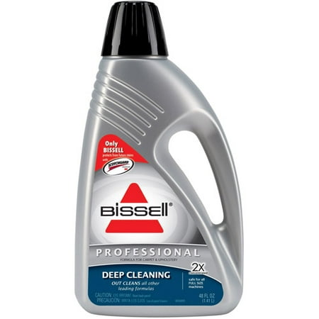 BISSELL 2X Professional Full Size Carpet Cleaning Carpet Washer Formula, 48 Fl.