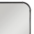 thumbnail image 4 of Benjara BM239347 37 in. Rectangular Wall Mirror with Rings Accent, Gray, 4 of 5