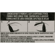 Maybelline Tattoo Studio 36HR Pigment Brow Pencil, Soft Brown