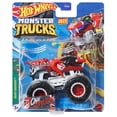 thumbnail image 1 of Toy Hot Wheels Monster Trucks Cage Rattler 6/7 Beast Bashers, 1 of 2