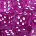 thumbnail image 3 of 100pcs Seis Dado Sided D6 para D \u0026 D Partido , Púrpura, 16 mm yotijar Dados D6, 3 of 10