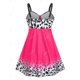 thumbnail image 2 of Tallas grandes Impresión de vaca Imperio Cintura Tankini Traje de baño Rosegal Blusas Tallas Grandes, 2 of 5