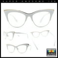 thumbnail image 2 of SA106 Women's Cat Eye Plastic Eyeglass Frames, White, 2 of 9