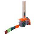 thumbnail image 1 of Juguete Bloques Tren Eléctrico Juego Bloques Tren dominó Tren Colocación dominó Automático Construcción Educativa Edificio Juguete Apilamiento Juguete dominó Creativo para ANGGREK Otros, 1 of 8