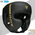 thumbnail image 5 of RDX Headgear for Boxing, MMA Training, Adjustable Padded KARA Head Gear for Cheeks, Forehead and Ear Protection, Muay Thai Headgear, Kickboxing, Sparring, Martial Arts, Karate, Taekwondo Helmet, 5 of 11
