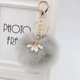 thumbnail image 3 of Llavero con colgante Pompom Furry: 3 uds., bolso de mano de bailarina de ballet, llavero para coche, 3 of 8