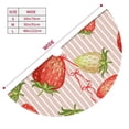 thumbnail image 5 of Kll 48" Christmas Tree Skirt Strawberries Xmas Tree Skirts Mat For New Year Xmas Holiday Party Indoor Outdoor Home Decoration, 5 of 9