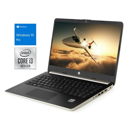 HP 14 Notebook, 14" HD Display, Intel Core i3-1005G1 Upto 3.4GHz, 16GB RAM, 512GB SSD, HDMI, Card Reader, Wi-Fi, Bluetooth, Windows 10 Pro