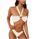 thumbnail image 2 of Trajes de baño tankini para mujer Trajes de baño de dos piezas con tirantes de tubo de moda de color sólido para mujer Trajes de baño para mujer Trajes de baño tankini para mujer, 2 of 4
