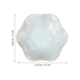 thumbnail image 2 of Gymnture Holibanna Ceramic Lotus Leaf Trinket Dish for Wedding Jewelry or Snacks, 2 of 10