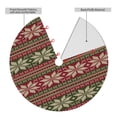 thumbnail image 4 of Faldas para árbol de Navidad a cuadros de 30 pulgadas, gruesas, para decoración navideña de invierno, para árbol de Navidad, 4 of 8