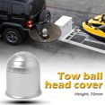 thumbnail image 2 of CENL 50mm Car Vehicle Tow Bar Ball Cover Cap Towing Hitch Caravan Trailer Protect, 2 of 9