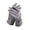 Gray, variant on Women's Leather Gloves Winter Warm Genuine Lambskin Windproof PU Glove "Black"