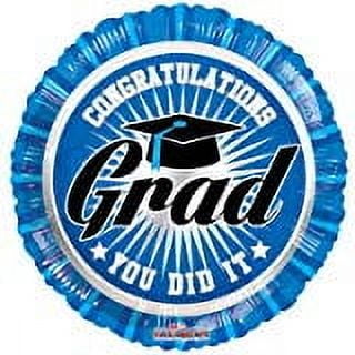 18" Congratulations Grad Blue (5-Pack)