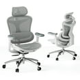 thumbnail image 1 of SIHOO Ergonomic Office Chair Doro C300 Computer Desk Chair High-Back Mesh Chair with 3D Linkage Armrests & 4-Position Adjustable Backrest for Wide Seat for Big and Tall-300lbs-White, 1 of 9