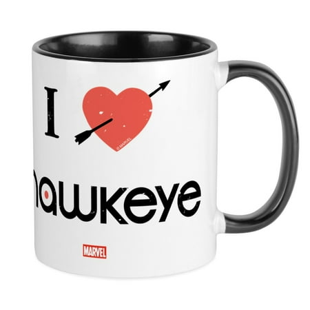 

CafePress - I Heart Hawkeye Red Mug - Ceramic Coffee Tea Novelty Mug Cup 11 oz
